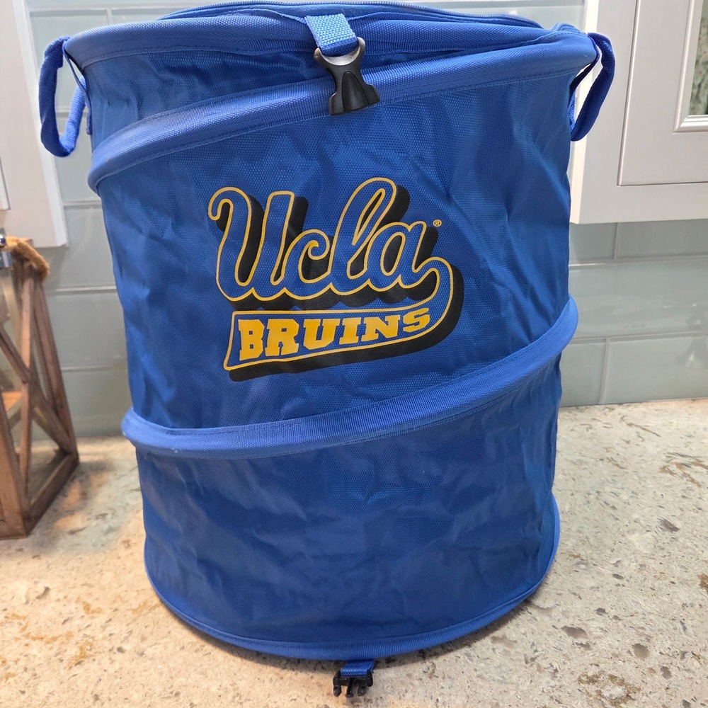UCLA Bruins Collapsible Pop Up Cooler Blue Yellow Bruin Tailgate Storage